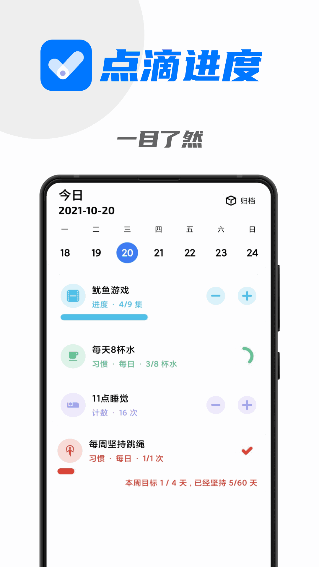 点滴进度